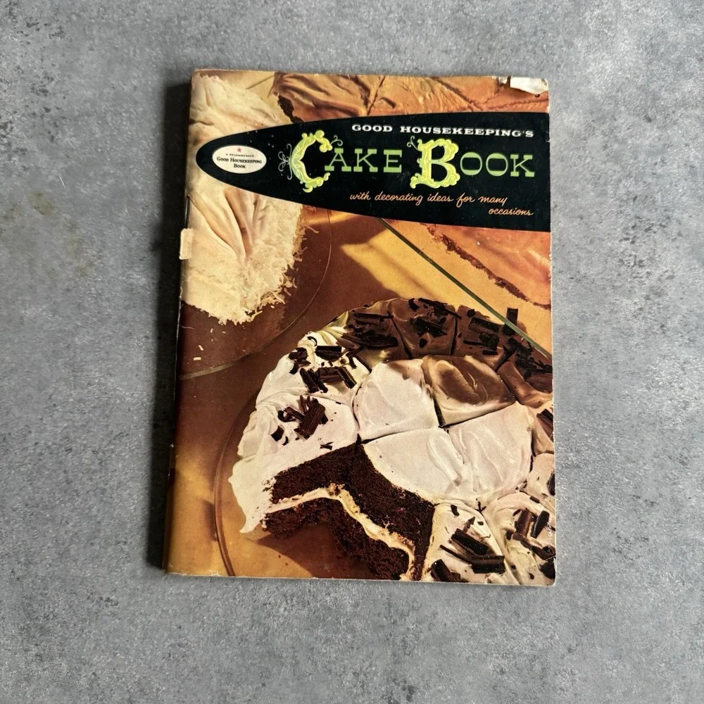 Vintage Good Housekeeping's Cake Book Recipe Book 1958